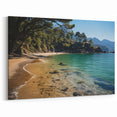 Hong Kong Coastal Art - Serene Beach and Ocean Wall Decor Print