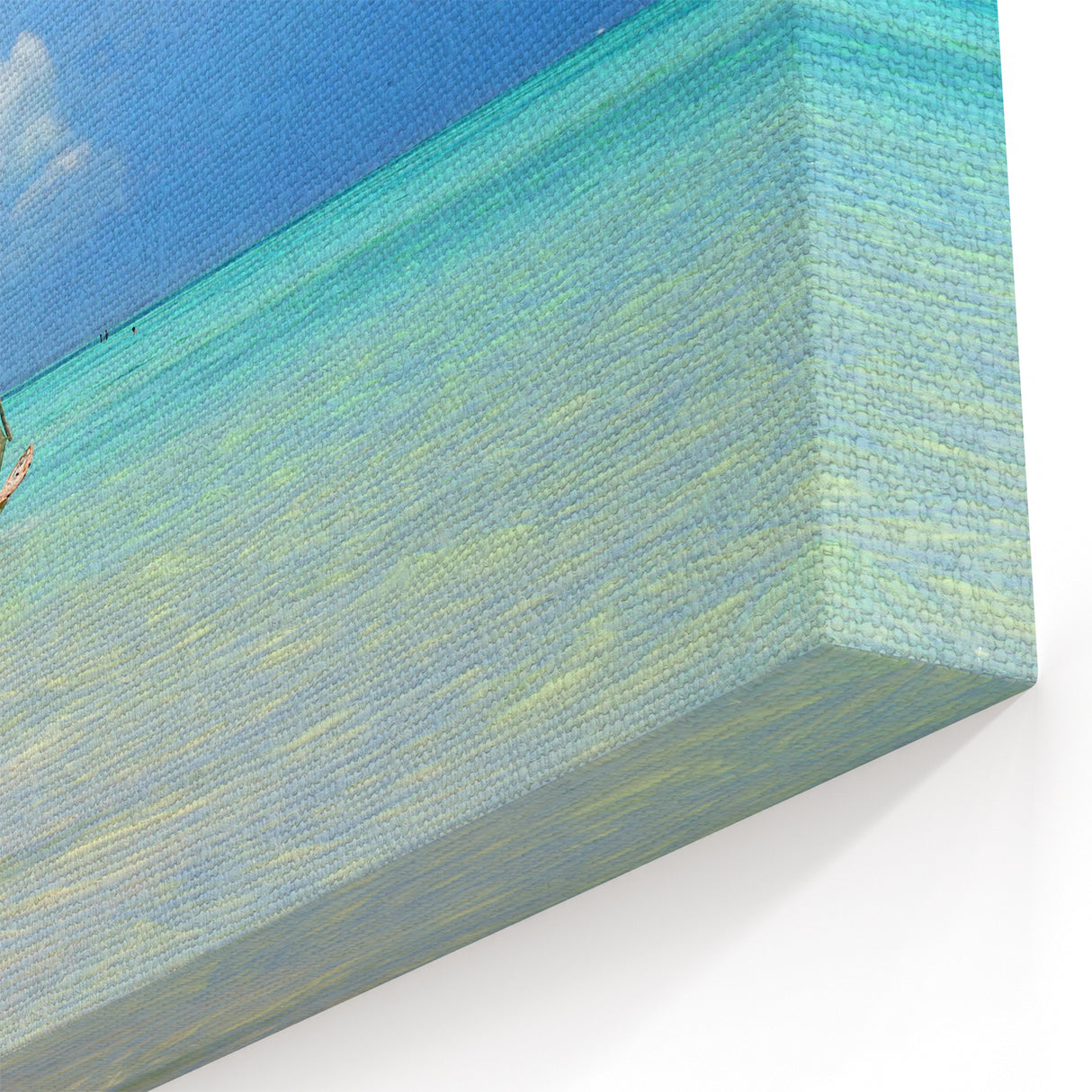 Zanzibar Beach Art - Tranquil Sailing on Tanzanian Waters Canvas Print