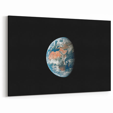 Planet Earth Wall Art - Vivid Global View of Africa and Europe Prints