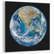 Earth and Moon Wall Art - Stunning View of Earth from the Lunar Surface