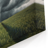 Tornado in a Stormy Field - Earthy Phenomena Wall Art Print