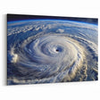 Hurricane Eye from Space - Earthy Phenomena Wall Art Print