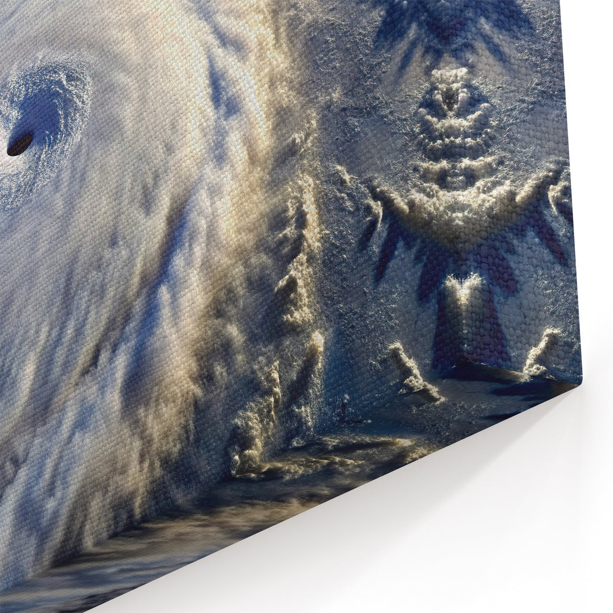 Hurricane Eye from Space - Earthy Phenomena Wall Art Print
