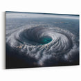 Cyclone Eye from Space - Earth and Space Phenomena Wall Art Print