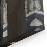 Tanzanian Stone Architecture - Ancient Arches and Shadows Canvas Print