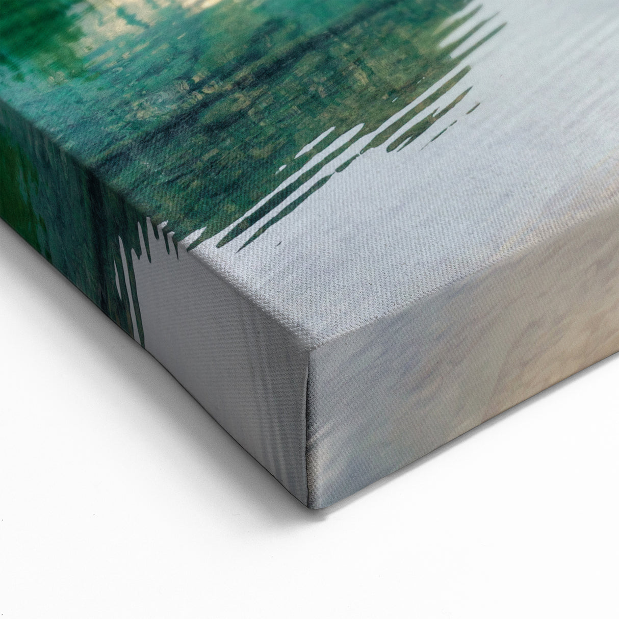 Vibrant Mountain Reflection Art – British Columbia’s Scenic Lake View