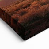 Lightning Storm Over Desert at Sunset - Earthy Phenomena Wall Art Print