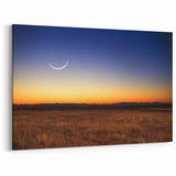 Celestial Eclipse Wall Art – Solar Eclipse Canvas Decor for Space Lovers
