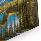 Vibrant Mountain Lake Art – British Columbia’s Wilderness Beauty