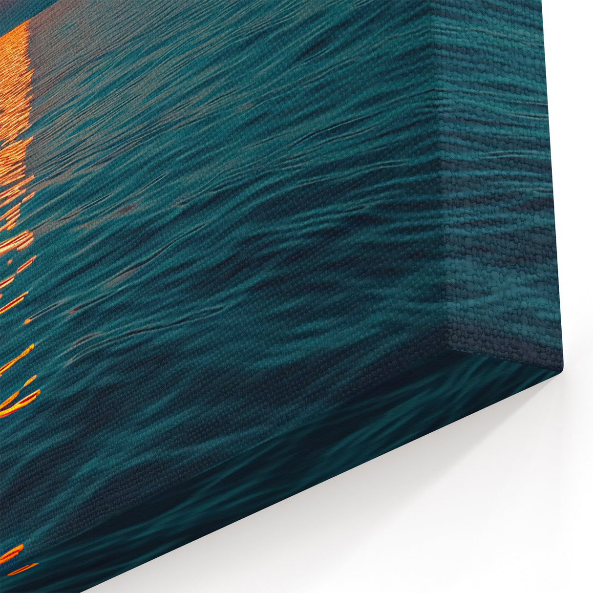 Ocean Eclipse Wall Art – Stunning Solar Eclipse Over Water Canvas Print