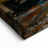 Dar es Salaam Street Scene - Urban Wall Art of Tanzania's Bustling Life