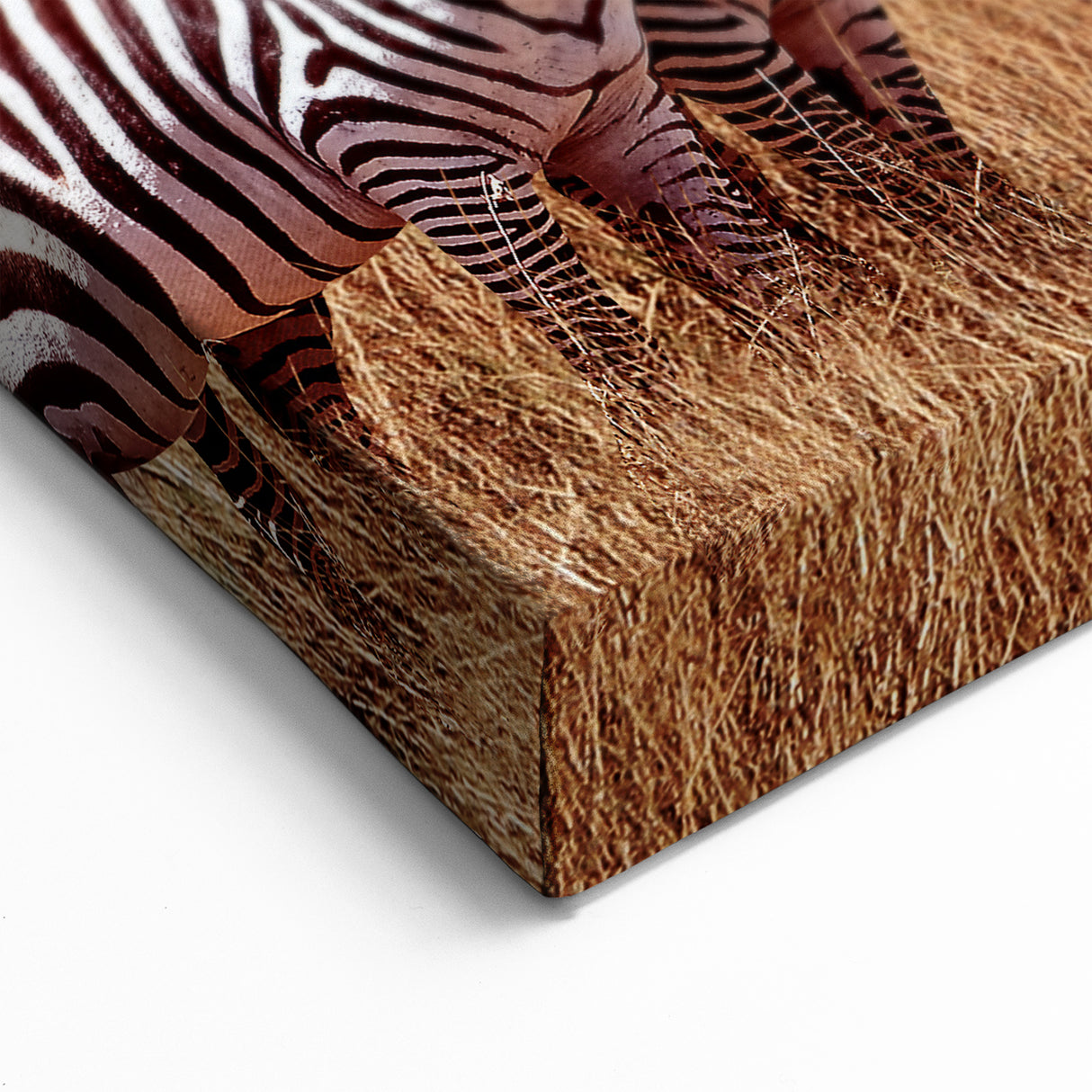 Zebra Herd Wall Art - Serengeti Wildlife Print for Modern Home Decor