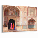 Scenic Indian Wall Art – Traditional Indian Architecture Canvas Print