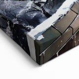 Snowy Great Wall Canvas Art – Captivating Chinese Winter Scene Decor