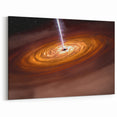 Cosmic Black Hole Wall Art: Space & Starry Night Astronomy Canvas Prints