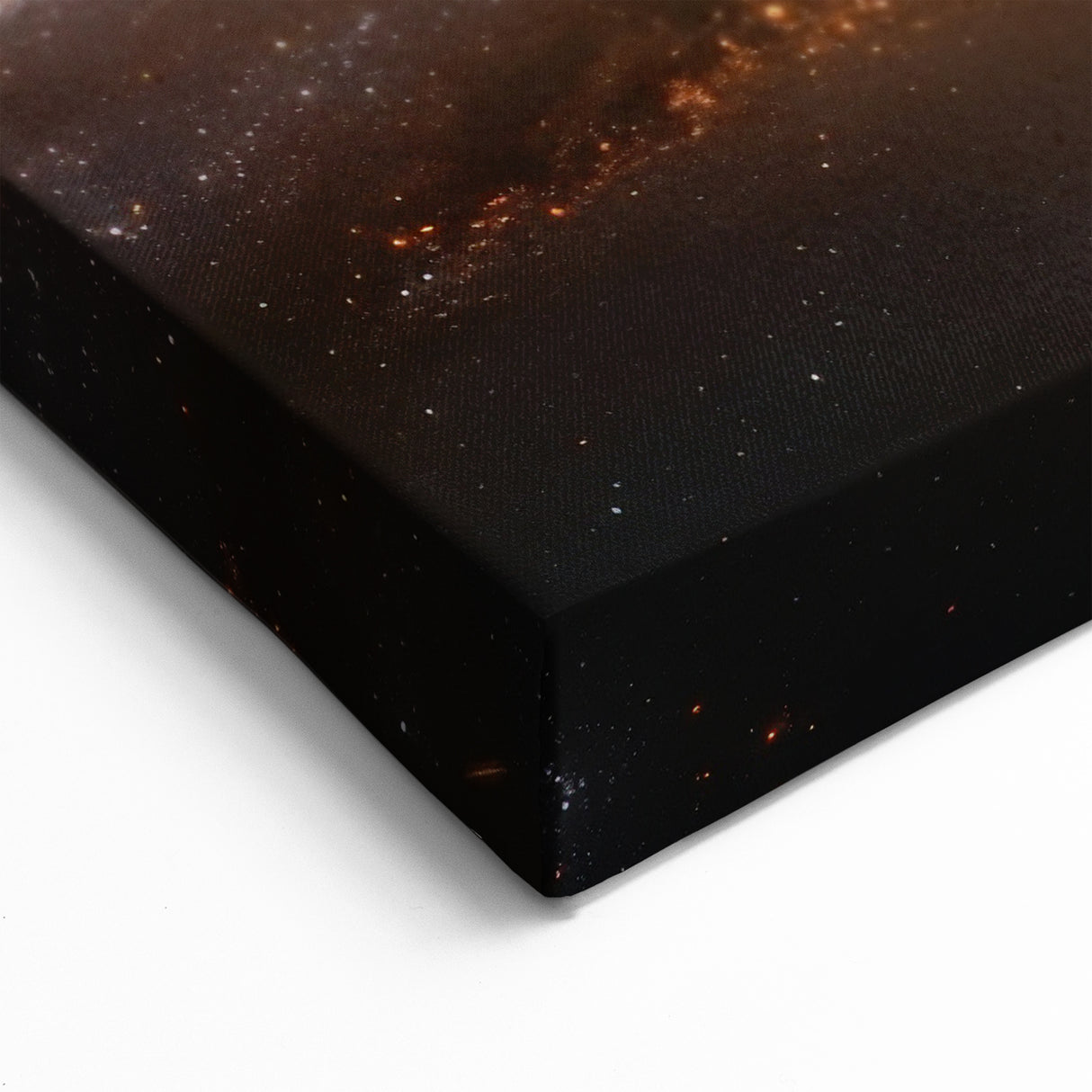 Golden Galaxy Wall Art: Cosmic Spiral Nebula & Astronomy Canvas Prints