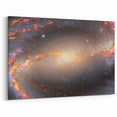 Barred Spiral Galaxy Wall Art: Vibrant Cosmic Nebula & Space Prints