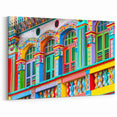 Colorful Indian Architecture Wall Art – Vibrant Cultural Canvas Print