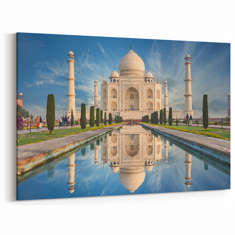 Taj Mahal Reflections – Iconic Indian Architecture Wall Art Print