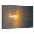 Rocket Launch Burst - Dynamic Space Missions Wall Art for Space Lovers