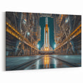 Rocket Ready for Liftoff - Bold NASA Space Missions Wall Art