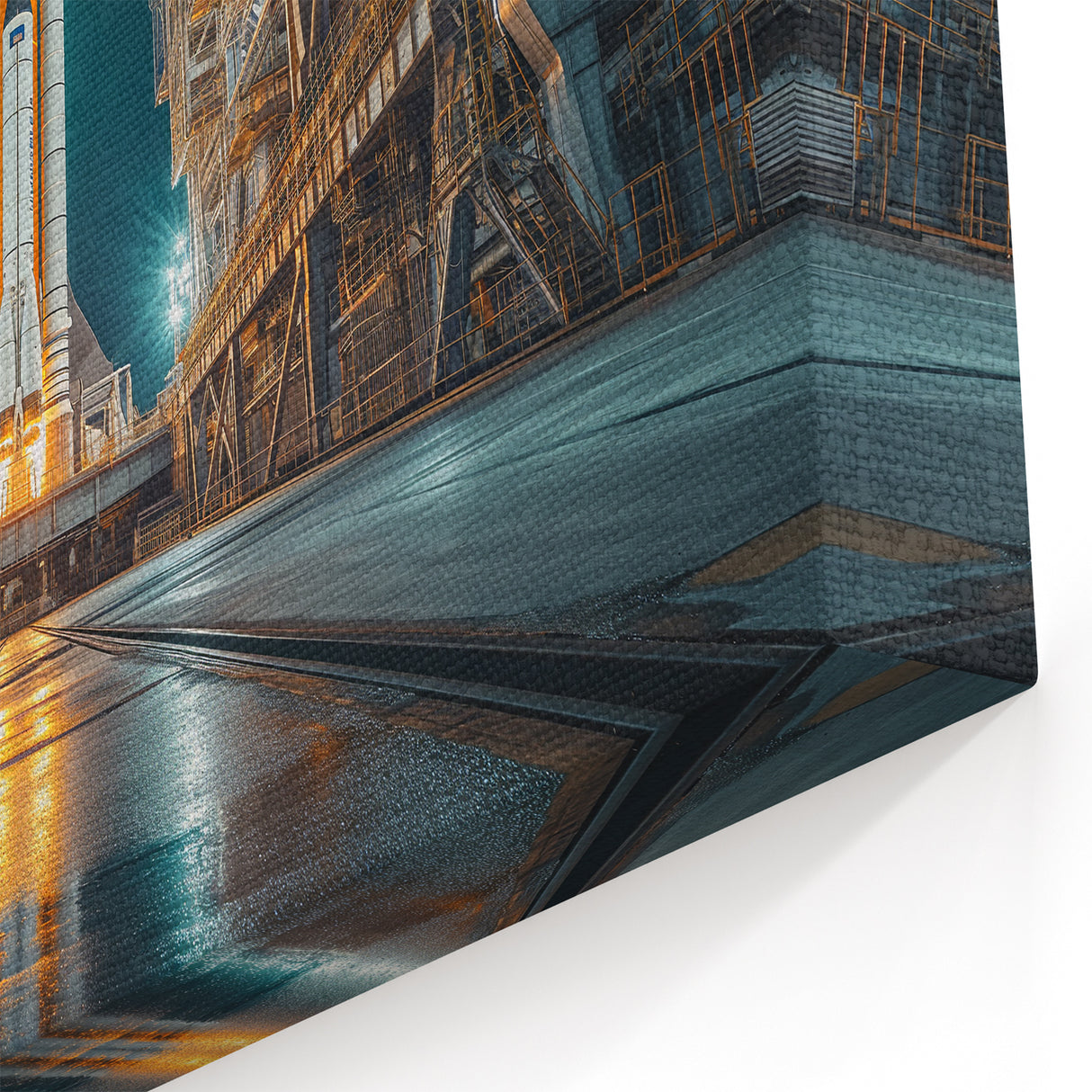Rocket Ready for Liftoff - Bold NASA Space Missions Wall Art