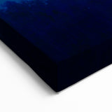 Golden Full Moon Over Misty Mountains – Elegant Celestial Wall Art