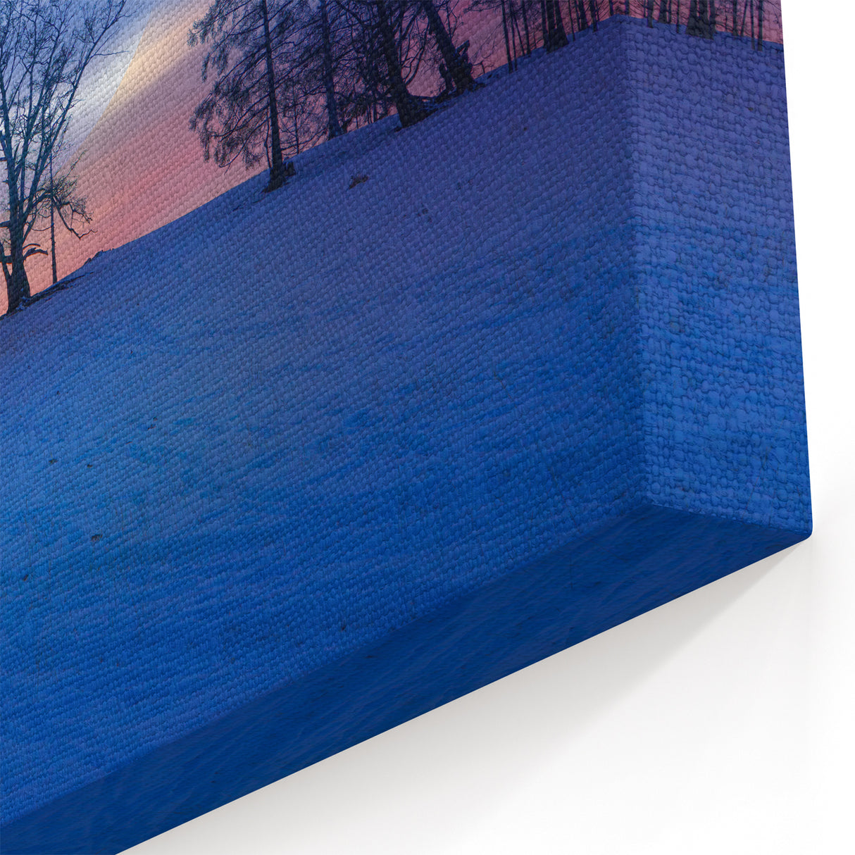 Full Moon in Winter Landscape – Stunning Celestial Wall Art for Home