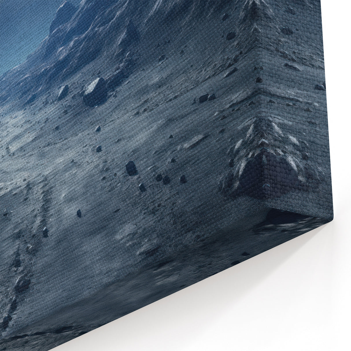 Moonlit Cosmic Landscape – Futuristic Space-Themed Wall Art Decor