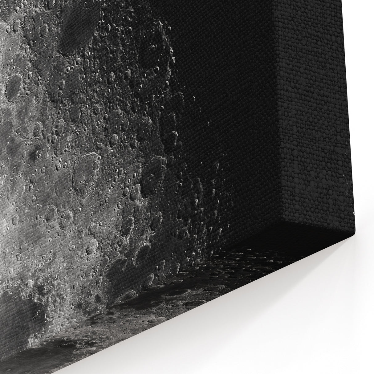 Moon Surface Close-Up – Detailed Lunar Celestial Wall Art for Home