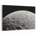 Detailed Moon Surface Craters – Stunning Celestial Wall Art Decor