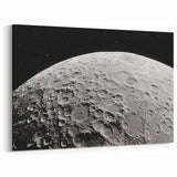 Detailed Moon Surface Craters – Stunning Celestial Wall Art Decor