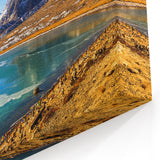 Indian Scenery Wall Decor - Majestic Himalayan Lake with Snow-Capped Peaks