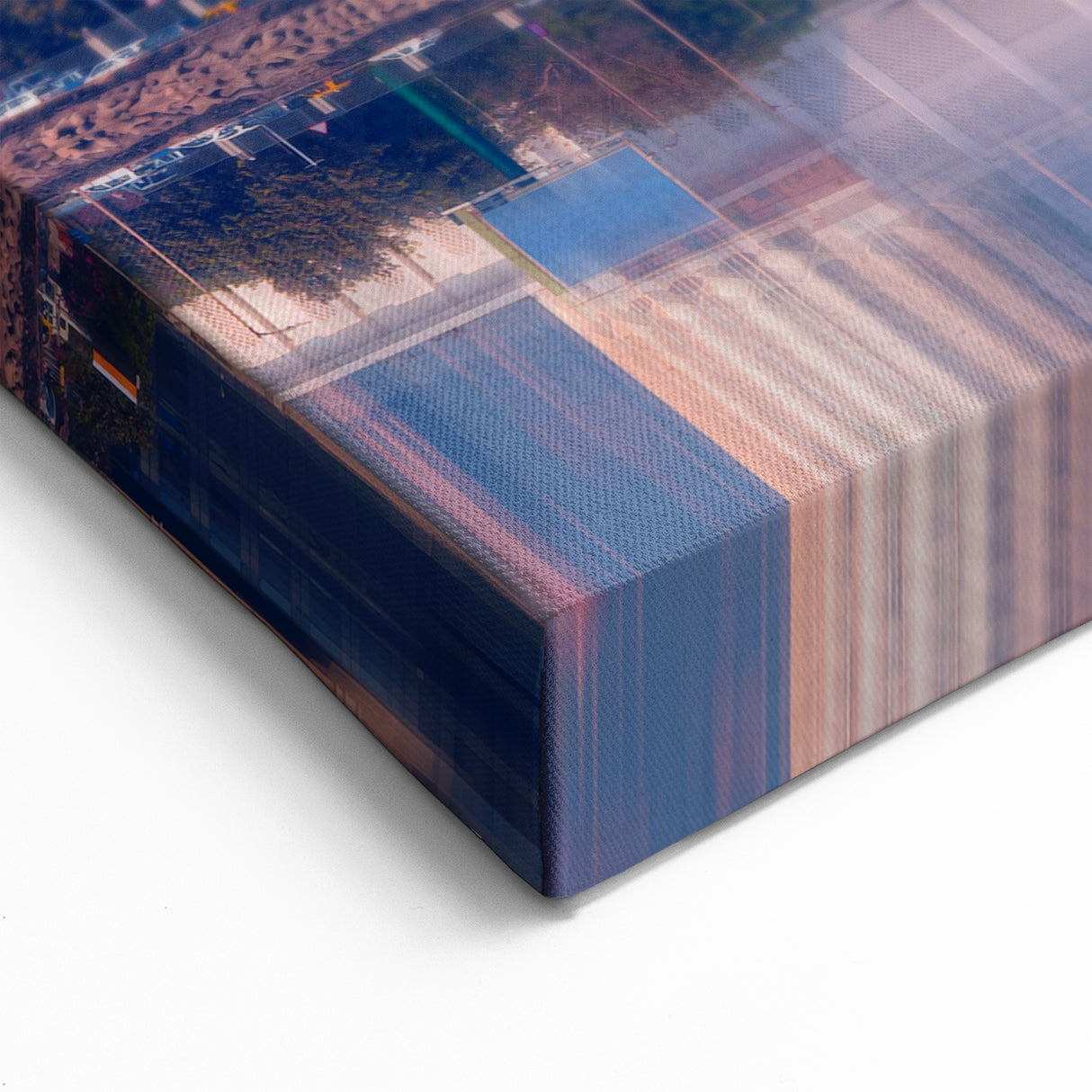 Indian Themed Wall Posters - Modern Mumbai Skyline with Full Moon Reflections