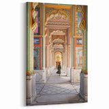 Vibrant Indian Corridor Wall Art - Scenic India Prints and Framed Art
