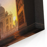 Taj Mahal Silhouette Wall Art - Scenic India Prints and Framed Art