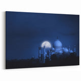 Taj Mahal Moonlit Night Wall Art - Scenic India Prints and Framed Art