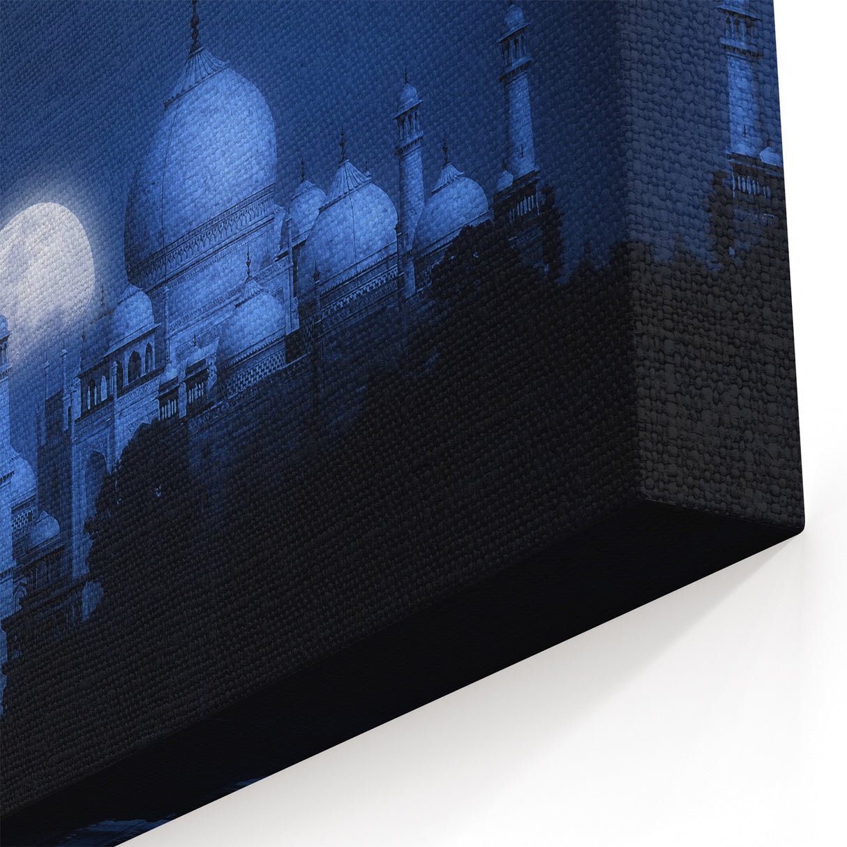 Taj Mahal Moonlit Night Wall Art - Scenic India Prints and Framed Art