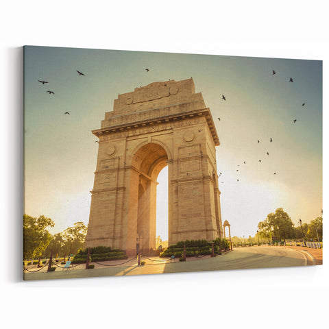 India Gate Sunrise Wall Art - Scenic India Prints and Framed Decor