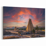 Ancient Indian Temple Landscape Wall Art - Scenic India Prints