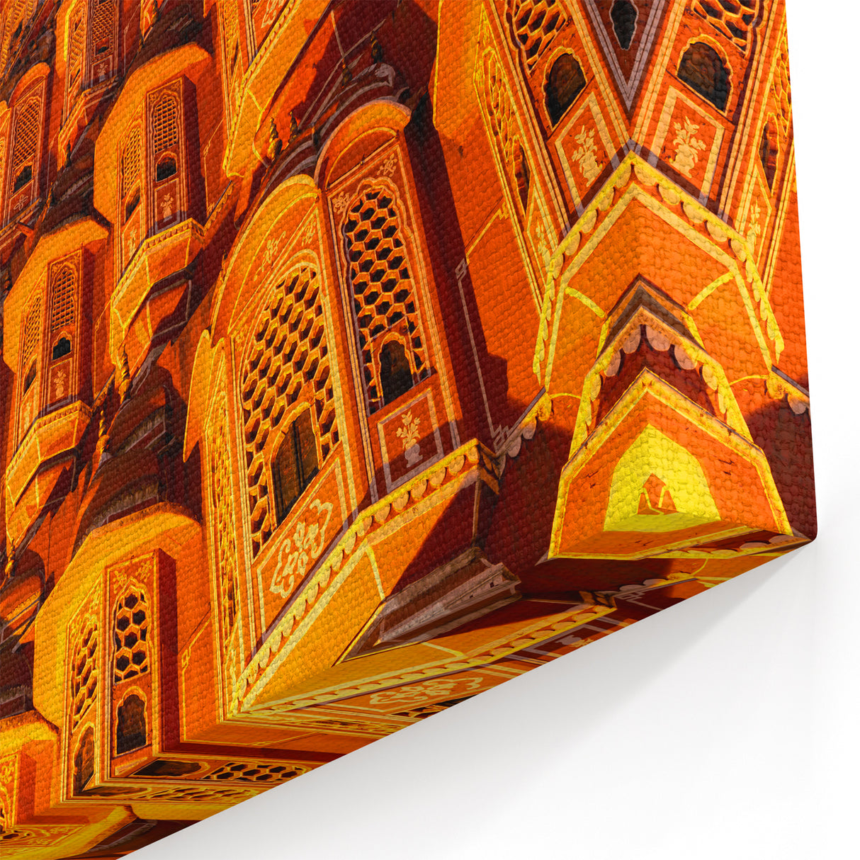 Hawa Mahal at Night - Iconic Indian Architecture Wall Art