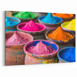 Vibrant Holi Colors - Indian Festival of Colors Wall Art