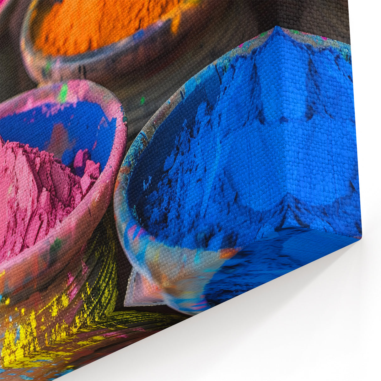 Vibrant Holi Colors - Indian Festival of Colors Wall Art