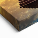 Sunrise Over Gadi Sagar Lake - Tranquil Indian Scenery Wall Art