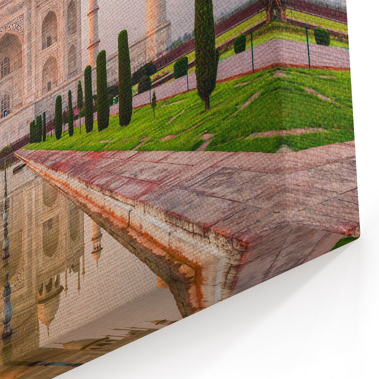 Taj Mahal at Sunrise - Iconic Indian Architecture Wall Art