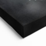 Black and White Botanical Dogwood Wall Art - Nature-Inspired Canvas Print