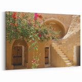 Traditional Tunisian Architecture Art - Picturesque Tunisia Wall Decor