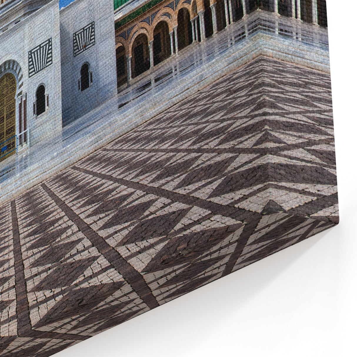 Tunisian Mosque Architecture Art - Majestic North African Wall Decor