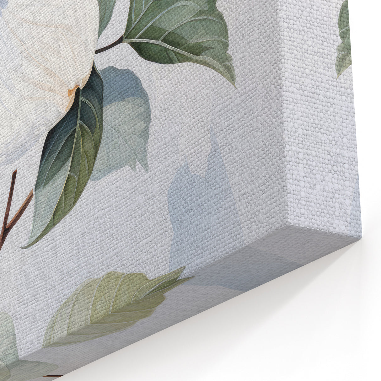 Botanical Dogwood Flower Art – Elegant Dogwood Blossom Canvas Print