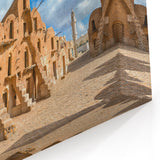 Traditional Ksar Architecture Art - Majestic Tunisia Wall Decor